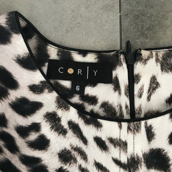 Corey Lynn Calter leopard print cocktail dress! - Picture 6 of 7
